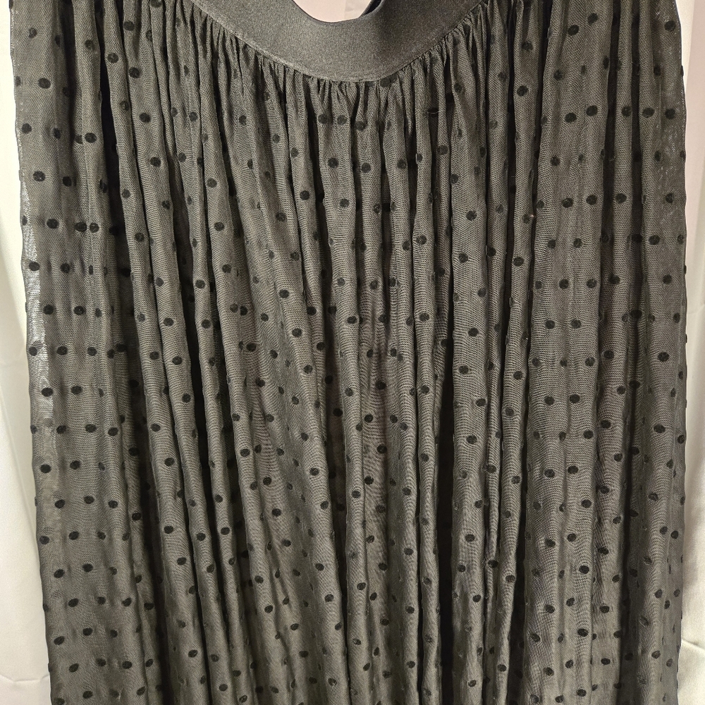 Torrid 5XL Black Polka Dot Skirt - Picture 7 of 7